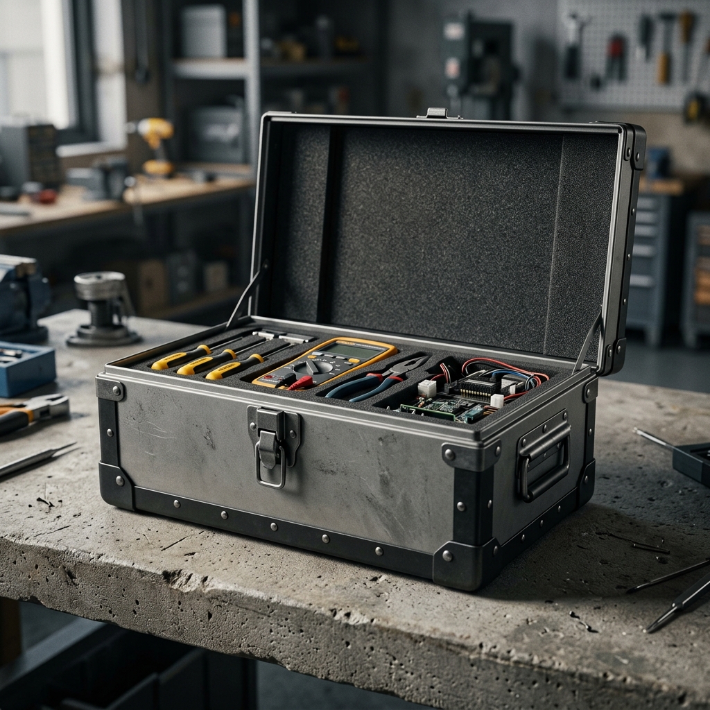 EcoGuard™ Industrial-Grade Matte Tinplate Multi-Purpose Storage Vault